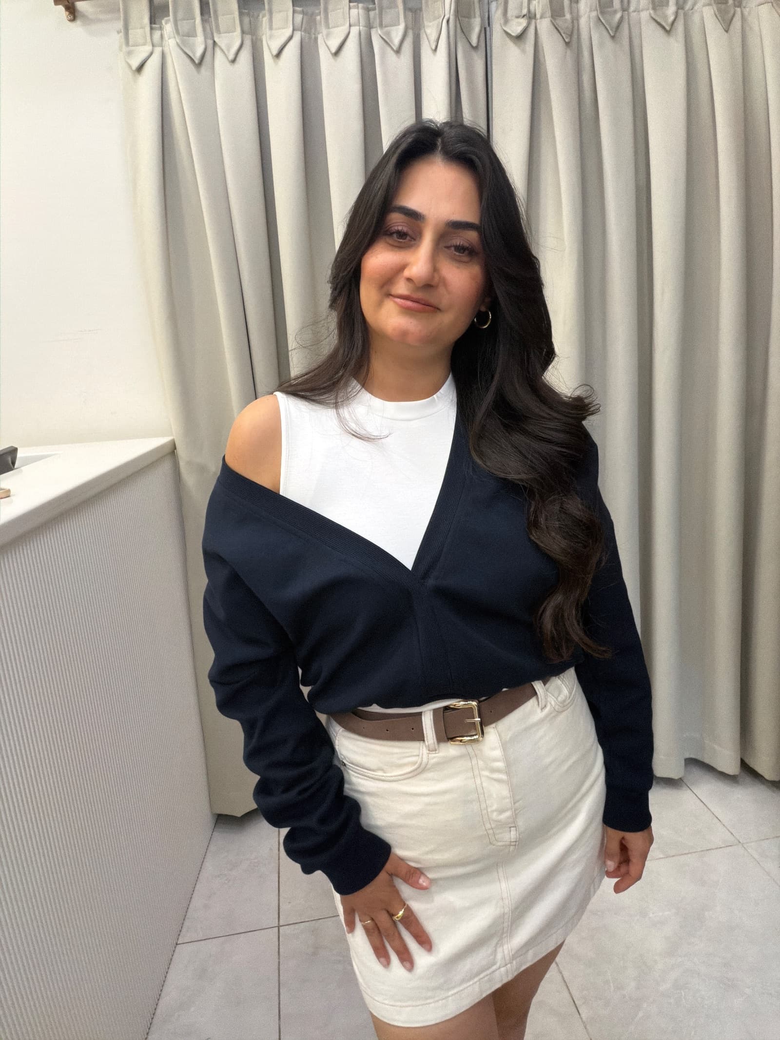 KRUVAZE LACİVERT SWEATSHİRT