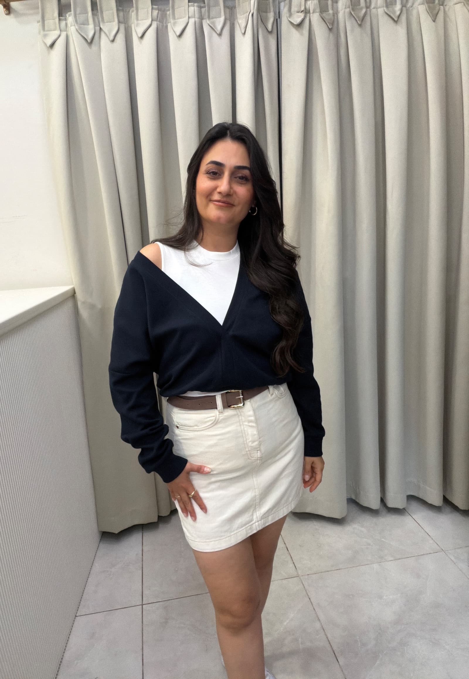 KRUVAZE LACİVERT SWEATSHİRT